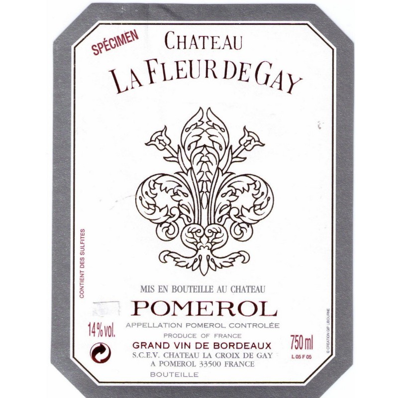 Ch Teau La Fleur De Gay Pomerol Prize