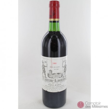 Château Lagrange 1981 3ème Grand Cru Classé de Saint Julien Prix