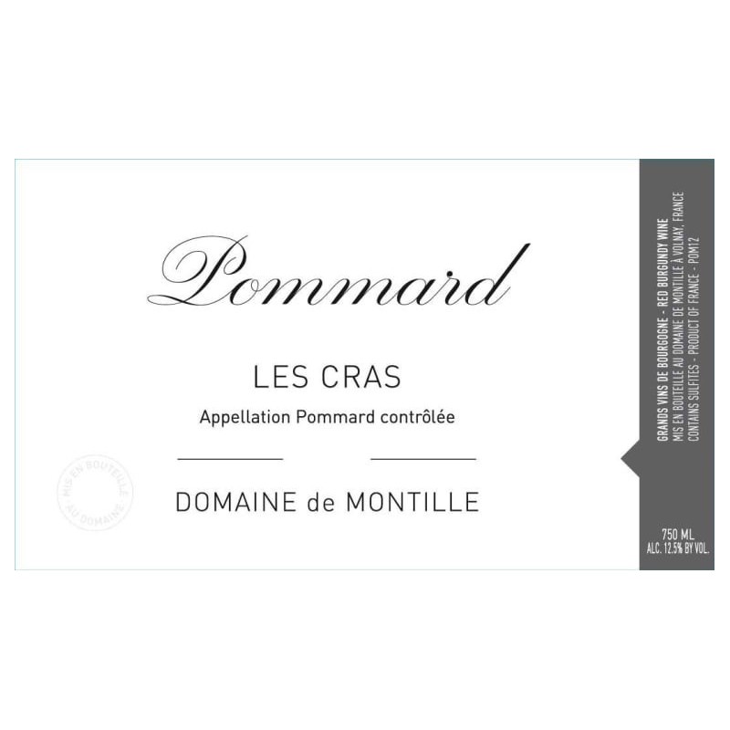 Pommard Les Cras Domaine De Montille Prix