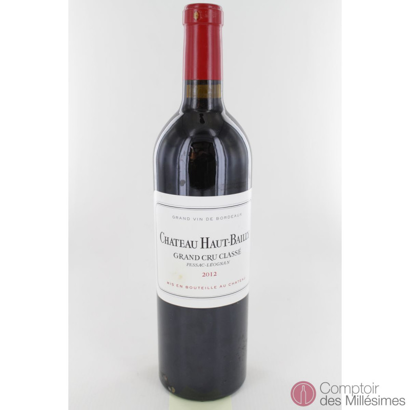 Château Haut Bailly 2012 Pessac Léognan Cru Classé de Graves Prix