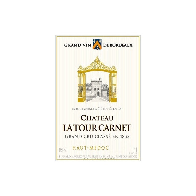 Ch Teau La Tour Carnet Haut M Doc Me Grand Cru Class Prix