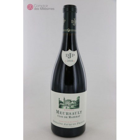 Meursault Clos De Mazeray Rouge 2018 Monopole Jacques Prieur