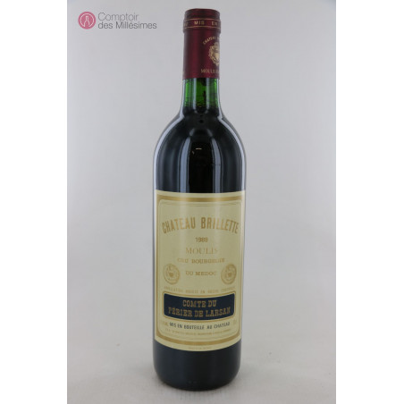 Château Brillette 1989 Moulis Médoc Prix