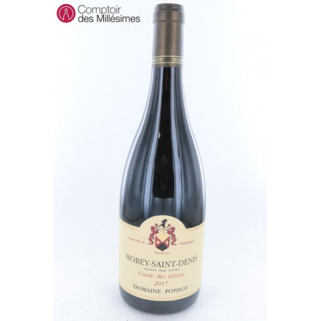 Morey St Denis Cuvée des Grives 2017 Ponsot en stock