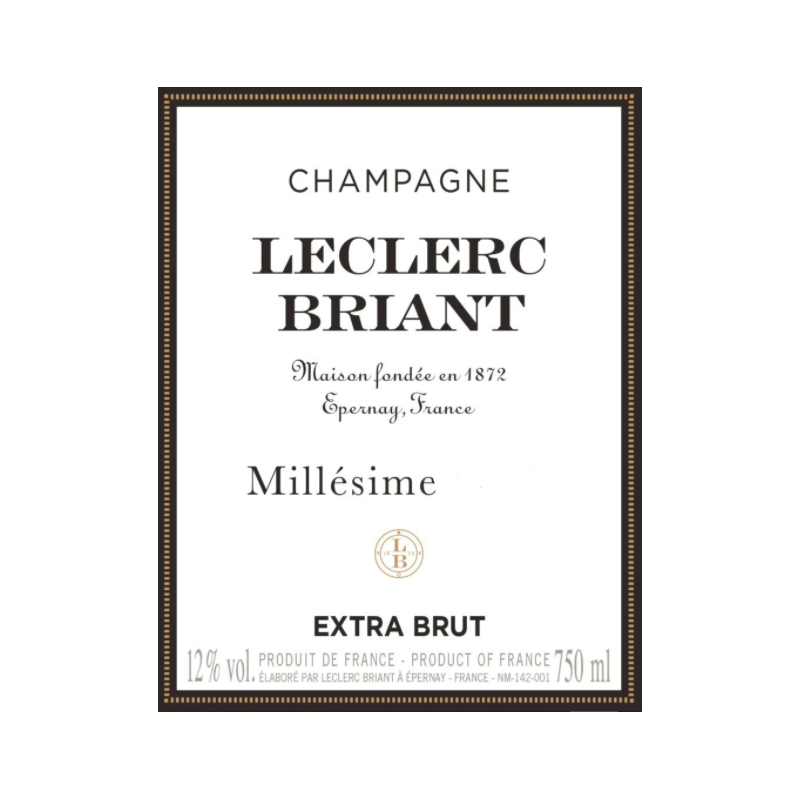 Extra Brut Mill Sime Champagne Leclerc Briant