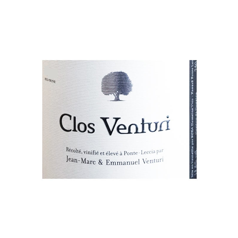 Clos Venturi Rouge 2020 Clos Venturi Au Meilleur Prix