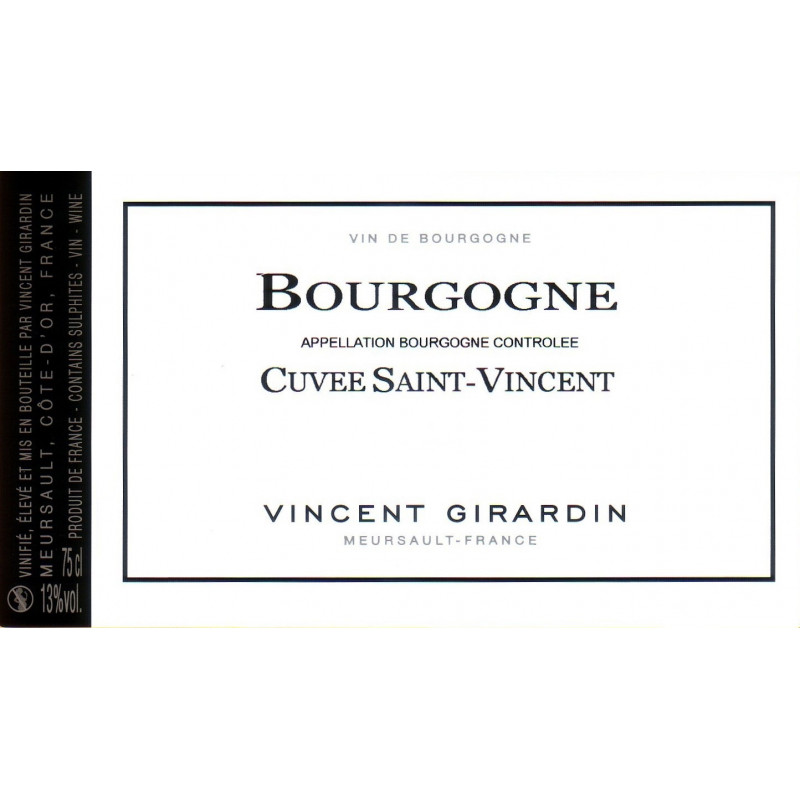 Bourgogne Chardonnay 2022 Cuvée St Vincent Vincent Girardin