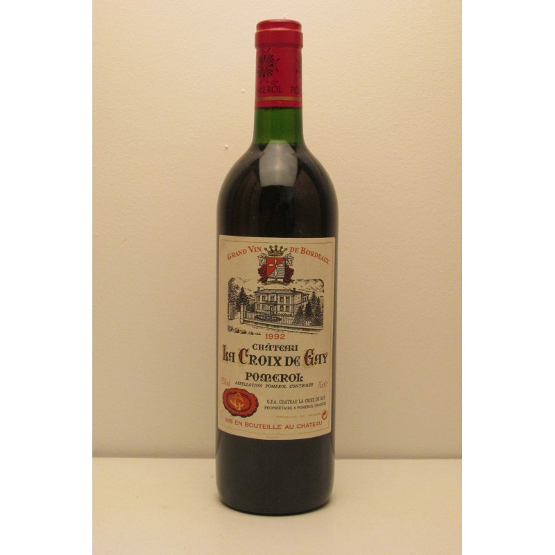 Chateau La Croix De Gay 1992 Pomerol Prix