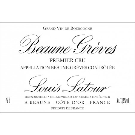 Beaune 1er cru Grèves  Louis Latour