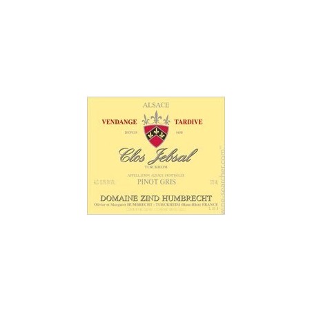 Pinot Gris Clos Jebsal - Vendanges Tardives