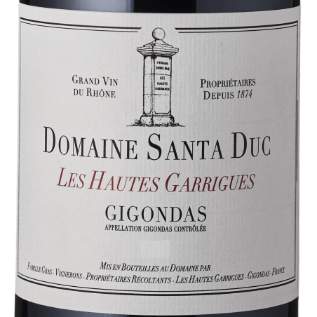 Les Hautes Garrigues - Domaine Santa Duc