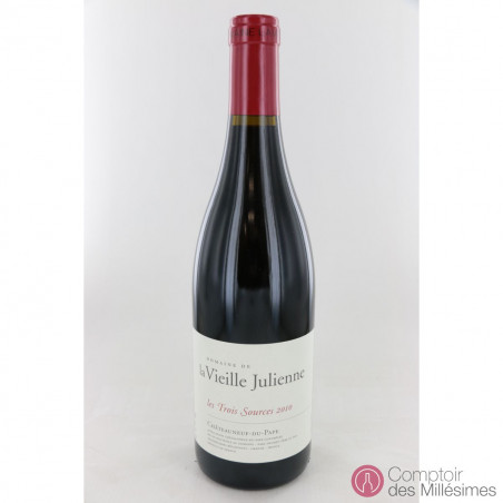 Chateauneuf du Pape 2010 - Les trois sources  - Domaine de la Vieille Julienne