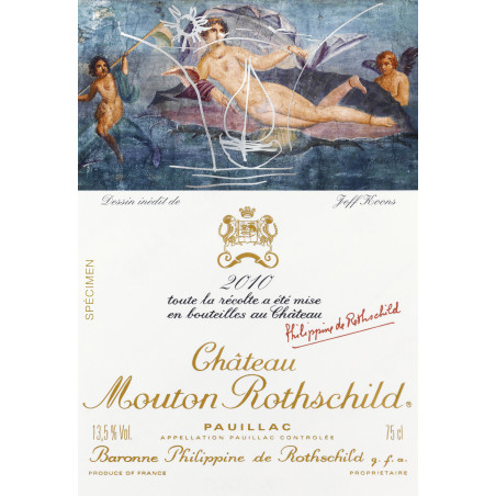 label Mouton Rothschild 2010