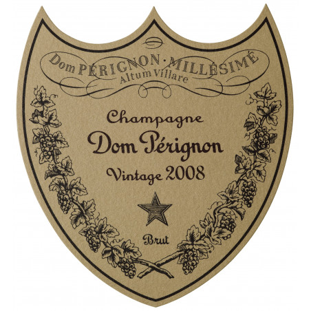 Etiquette Dom Perignon 2008