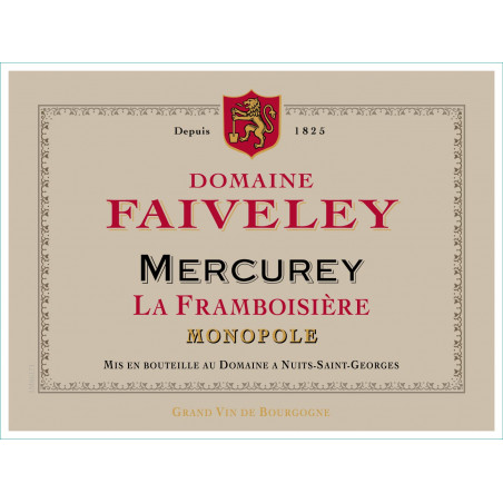 Mercurey La Framboisière - Monopoly - Faiveley