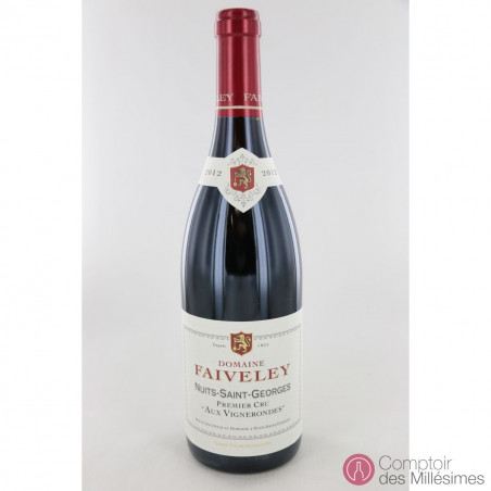 Nuits St Georges 1er cru 2012 Aux Vignerondes - Faiveley