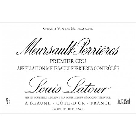 Meursault 1er cru Perrières 2015 - Maison Louis Latour