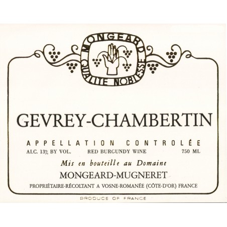 Gevrey Chambertin - Mongeard Mugneret