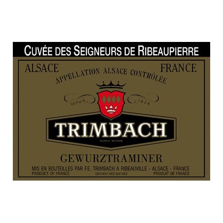 Gewurztraminer Cuvee des Seigneurs Ribeaupierre - Domaine Trimbach