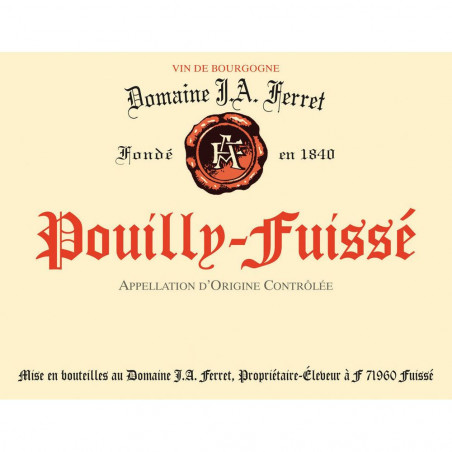 Pouilly Fuissé Domaine Ferret