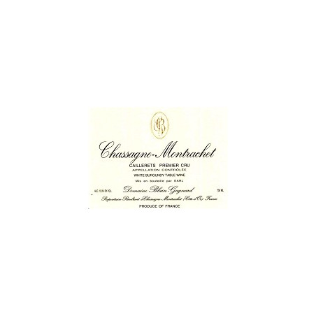 Chassagne Montrachet 1er cru - Caillerets - Blain Gagnard