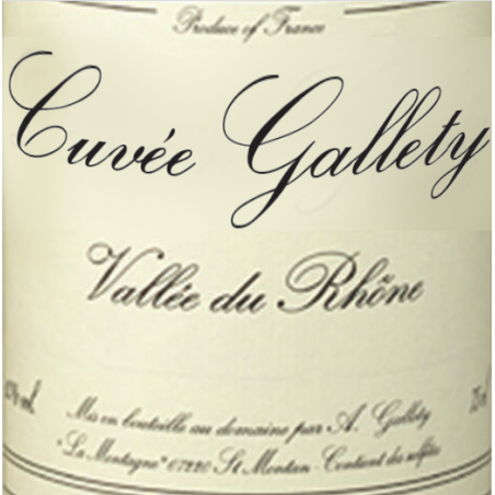 Cuvée Gallety white  Côte du Vivarais - Domaine Gallety