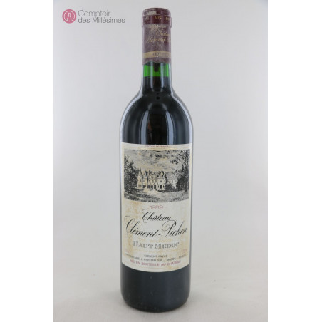 Chateau Clement Pichon 1989 Cru bourgeois superieur - Haut-Medoc Prix