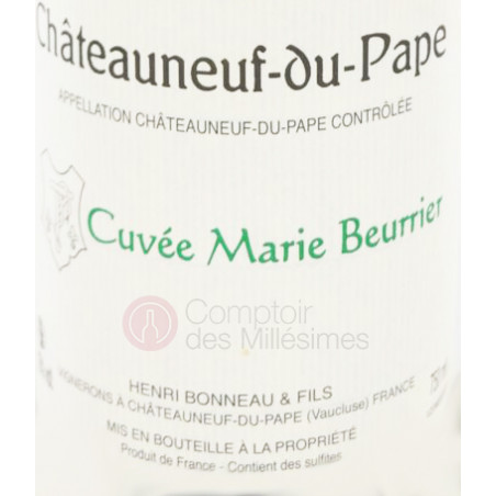 Cuvée Marie Beurrier   Bonneau