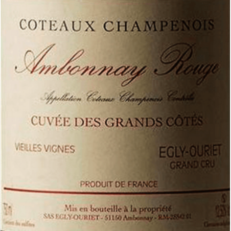 Coteaux Champenois Ambonnay rouge Grand Cru - Egly-Ouriet