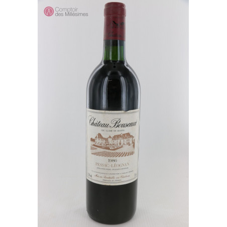 Chateau Bouscaut 1986 Classified Growth of Graves - Pessac-Leognan Prices