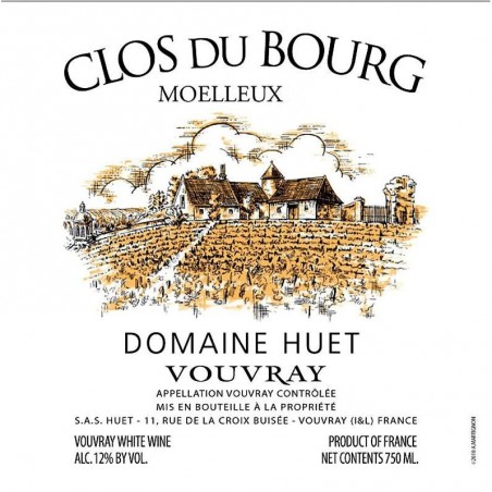 Clos du Bourg 2016 Moelleux - Domaine Huet