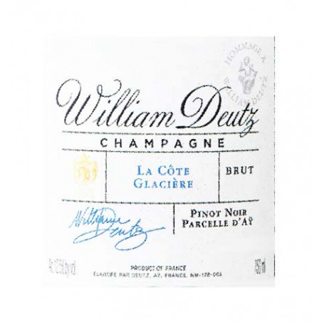 Deutz Brut La Côte Glacière Champagne William Deutz