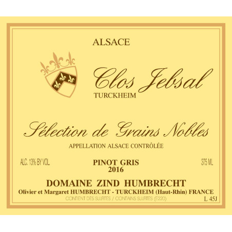 Pinot Gris Clos Jebsal SGL