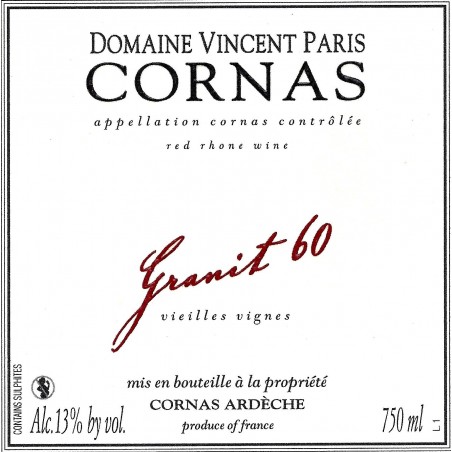 Cornas Granit 60 - Vincent Paris