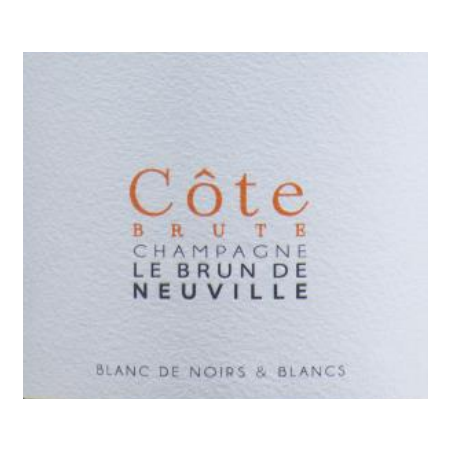 Côte Brute Blanc de Noirs et Blancs - Champagne Le Brun de Neuville