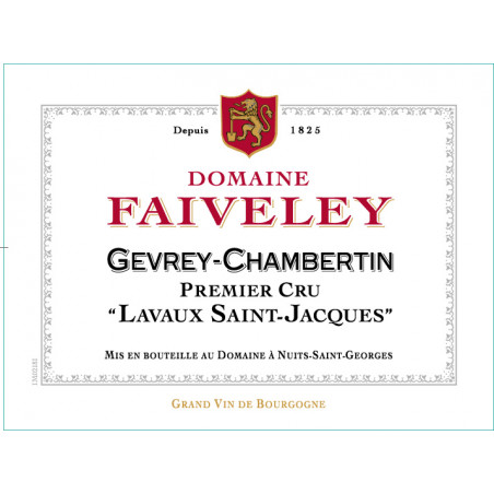 Gevrey Chambertin 1er Cru Lavaux St Jacques - Faiveley