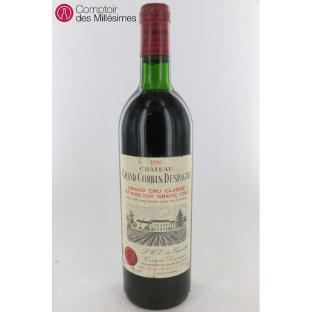 Château Grand Corbin Despagne 1986