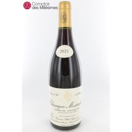 Chassagne Montrachet 1er cru Clos st Jean 2021 rouge - Blain Gagnard