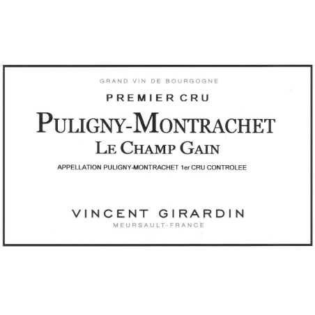 Puligny Montrachet 1er Cru Le Champ Gain  - Vincent Girardin