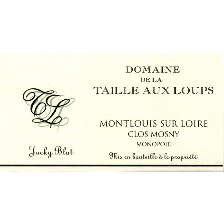 Clos de Mosny Montlouis sur Loire - Jacky Blot