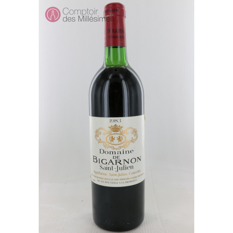 Domaine de Bigarnon 1983 Saint Julien Prix