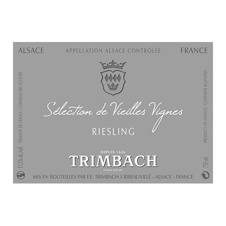 Riesling Vieilles Vignes 2015 - Domaine Trimbach