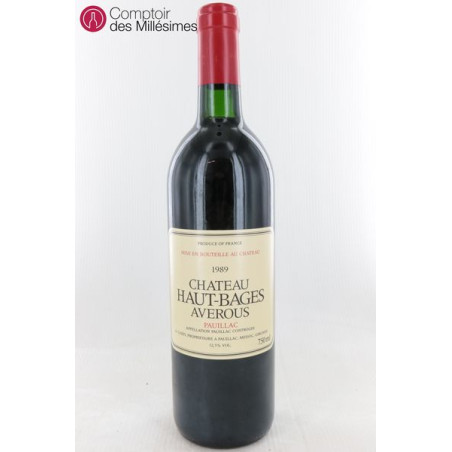 Chateau Haut Bages Averous 1989