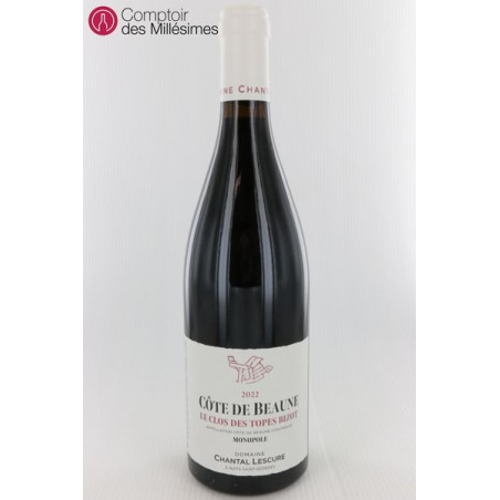 Côte de Beaune rouge 2022 Le Clos des Topes Bizot - Chantal Lescure