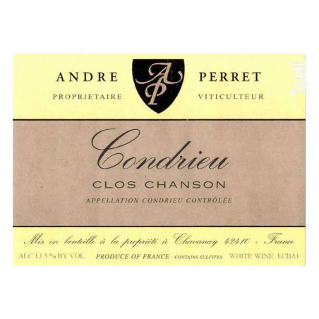 Condrieu Clos Chanson - André Perret