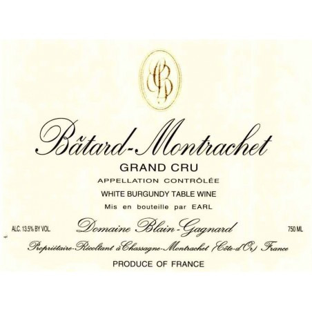 Bastard Montrachet grand cru - Blain Gagnard