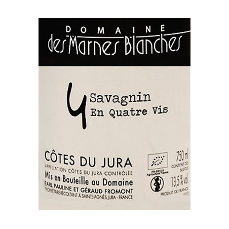 Savagnin En Quatre Vis Domaine des Marnes Blanches