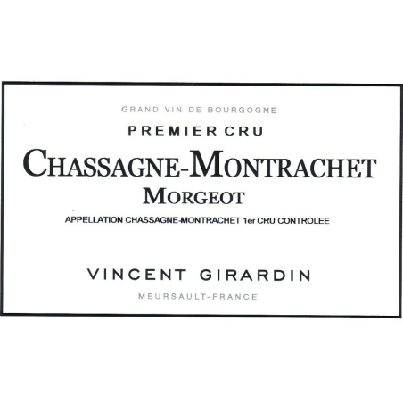 Chassagne Montrachet Morgeot Vieilles Vignes - Vincent Girardin