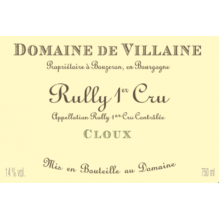 Rully 1er Cru Cloux Domaine de Villaine