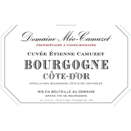 Bourgogne  Étienne Camuzet - Méo Camuzet